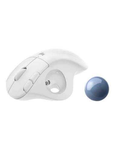 MOUSE LOGITECH TRACKBALL WIRELESS ERGO M575 WHITE