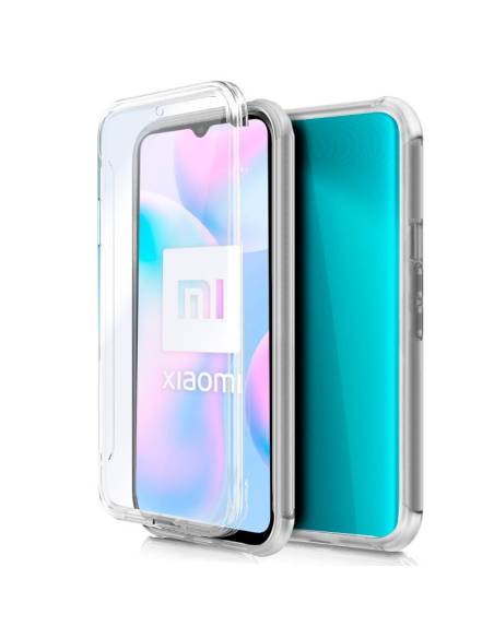 FUNDA MOVIL BACK + FRONT COVER COOL SILICONA 3D TRANSPARENTE XIAOMI REDMI 9A / 9AT