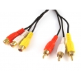 Cable Kablex 3X RCA Macho / 3X RCA Hembra 5M