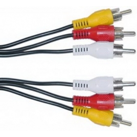 Cable Kablex 3X RCA Macho / 3X RCA Macho 5M