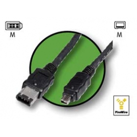 Cable Kablex Firewire 6P Macho / Firewire 4P Macho 5M