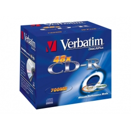 CD-R Verbatim 700MB 52X Caja 10U