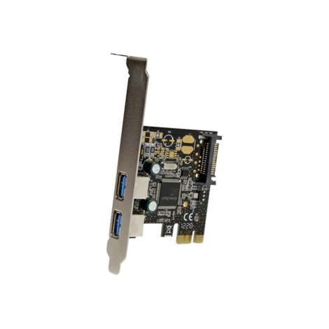 Controladora PCIE Startech USB 3.0 2P + Sata