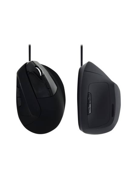 MOUSE EWENT ERGONOMICO VERTICAL 1800DPI USB BLACK