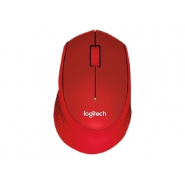 Mouse Logitech Wireless M330 Silent Plus red