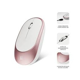 Mouse Subblim Wireless Bluetooth Smart Rose Gold