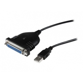 Cable Startech USB / Paralelo 25 Hembra 1.8M