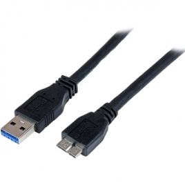 Cable Startech USB 3.0 Macho / Micro USB Macho 1M Black