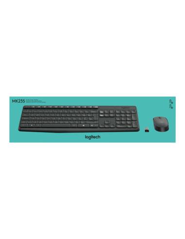 TECLADO + MOUSE LOGITECH WIRELESS MK235 PORTUGUES