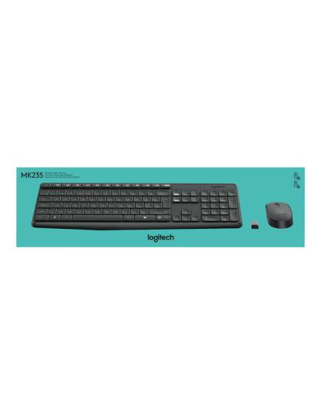 TECLADO + MOUSE LOGITECH WIRELESS MK235 PORTUGUES