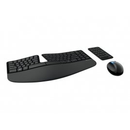 Teclado + Mouse Microsoft Wireless Sculpt Ergonomic Desktop