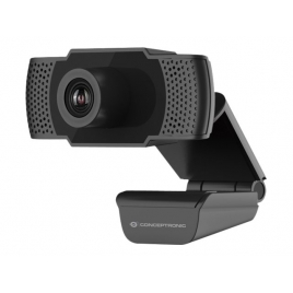 Webcam Conceptronic Amdis FHD Black