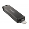 Memoria USB-C / Lightning 256GB Sandisk Ixpand Luxe Silver / Black