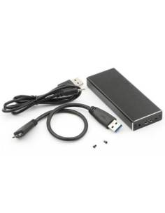 CARCASA DISCO DURO SSD 12+16 PIN USB 3.0 SILVER PARA...