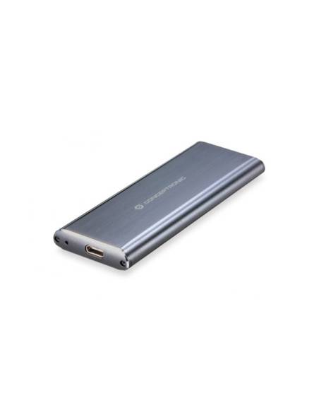 CARCASA DISCO DURO SSD M.2 CONCEPTRONIC SATA USB 3.1 SILVER