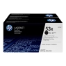 Toner HP 53X Black Gran Capacidad Dualpack M2727 P2014 P2015 2X 7000 PAG