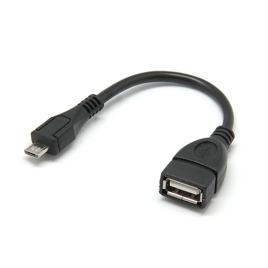 Adaptador Kablex OTG Micro USB Macho / USB Hembra Black