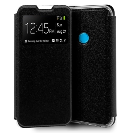 Funda Movil Cool Leather Window Black para Huawei P30 Lite