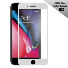 Protector de Pantalla Cool Cristal Templado 3D White para iPhone 7 Plus / 8 Plus
