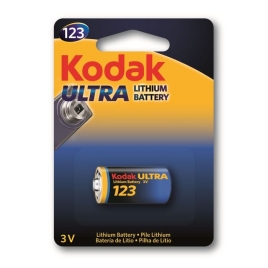 Pila Alcalina Kodak Ultra 123