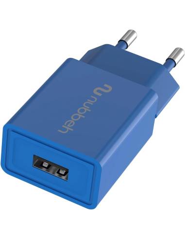 CARGADOR USB NUBBEH 10W 2A BLUE PARA CASA