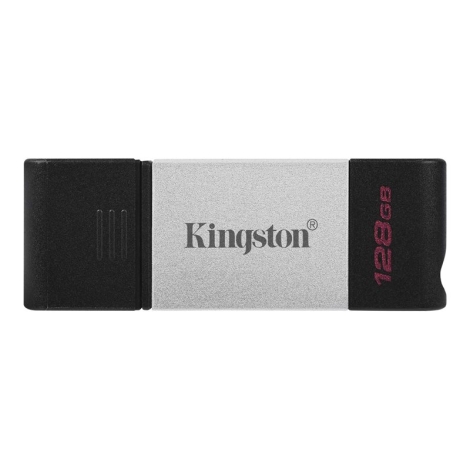 Memoria USB-C 128GB Kingston DT80 Silver / Black