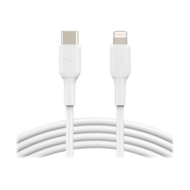 Cable Belkin USB-C Macho / Lightning Macho 1M White