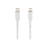 Cable Belkin USB-C Macho / Lightning Macho 1M White
