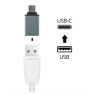 Adaptador Kablex OTG USB-C Macho / USB 3.0 Hembra Black