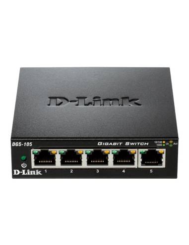 SWITCH D-LINK DGS-105 10/100/1000 5 PUERTOS