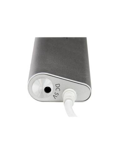HUB STARTECH 7 PUERTOS USB 3.0 ALUMINIO SILVER