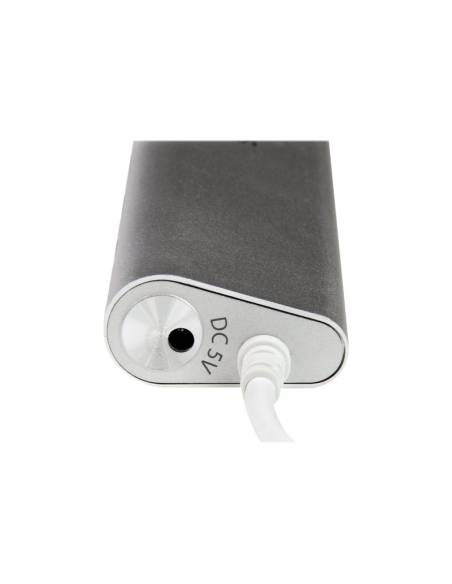 HUB STARTECH 7 PUERTOS USB 3.0 ALUMINIO SILVER