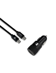 CARGADOR USB SUBBLIM 18W 2.4A USB + USB-C BLACK PARA... 2
