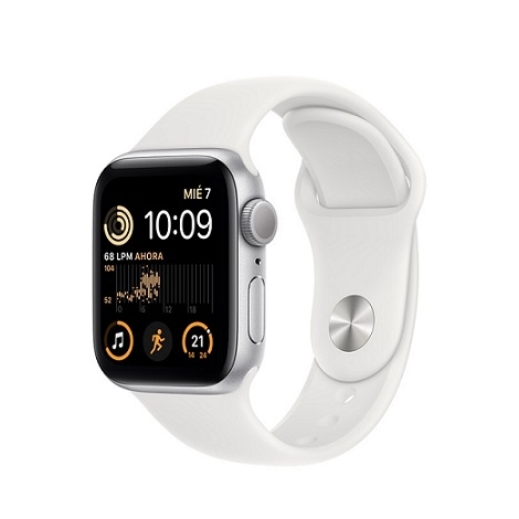 Apple Watch se GPS + Cell 40MM Silver Aluminium + Correa Sport White