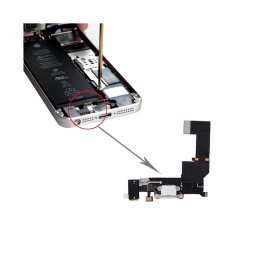 Cable Flex con Conector de Accesorios / Carga / Jack / Micro / RF para iPhone se White