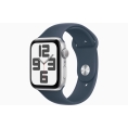 Apple Watch se GPS 44MM Silver Aluminium + Correa Sport Band Storm Blue M/L