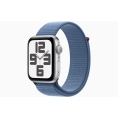 Apple Watch se GPS 44MM Silver Aluminium + Correa Sport Loop Winter Blue