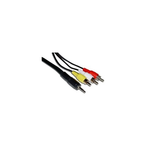 Cable Kablex Audio Jack 3.5MM Macho / 3X RCA Macho 3M