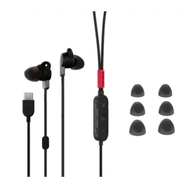 Auricular IN-EAR + MIC Lenovo GO ANC USB-C Black