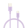 Cable Nubbeh USB Macho / USB-C Macho 3A 18W 1.5M Silicona Lilac