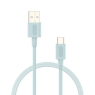 Cable Nubbeh USB Macho / USB-C Macho 3A 18W 1.5M Silicona Turquoise