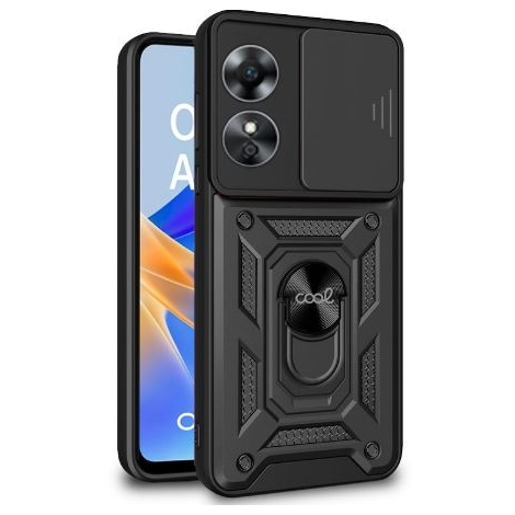 Funda Movil Back Cover Cool Hard Ring Black para Oppo A17
