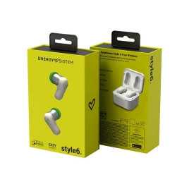 Auricular IN-EAR + MIC Energy Style 6 Bluetooth White