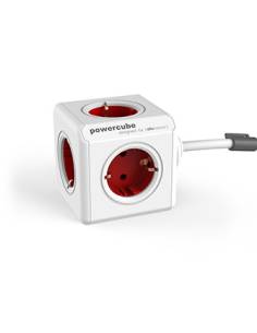 REGLETA POWERCUBE EXTENDED 5 TOMAS WHITE/RED 1.5M