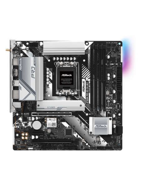 PLACA BASE ASROCK INTEL B760M PRO RS/D4 SOCKET 1700 MATX GRAFICA DDR4 M.2 GLAN WIFI USB 3.2