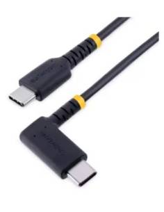 CABLE STARTECH USB-C MACHO / USB-C MACHO 0.15M ACODADO BLACK
