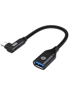 ADAPTADOR CONCEPTRONIC OTG USB-C MACHO ACODADO / USB 3.2...