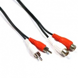 Cable Kablex 2X RCA Macho / 2X RCA Hembra 15M