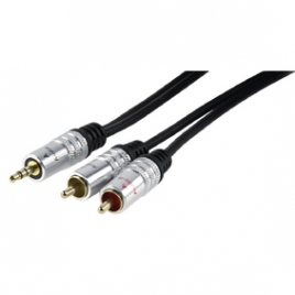 Cable Kablex Audio Jack 3.5MM Macho / 2X RCA Macho 10M Premium