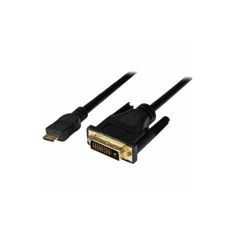 Cable Startech Mini HDMI Macho / DVI 18+1 Macho 3M